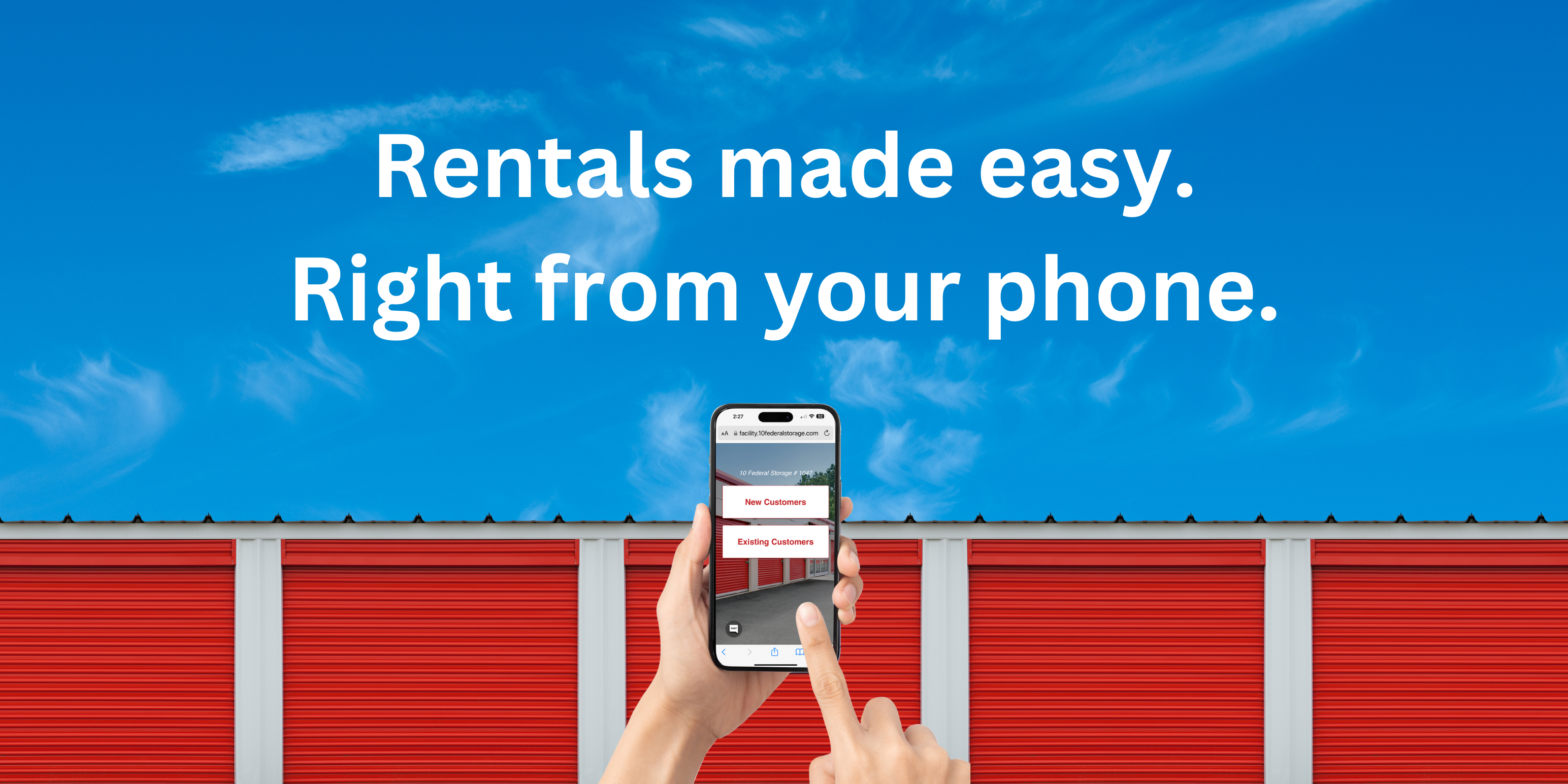Rentals made easy. Right from your phone.